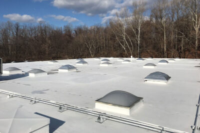 flat roof skylight roofing