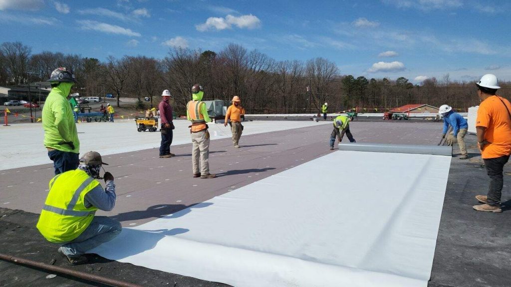 flat roofing installation Lancaster, types of commercial flat roofs