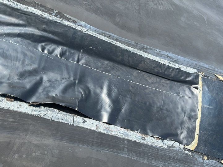 commercial roof seam tears