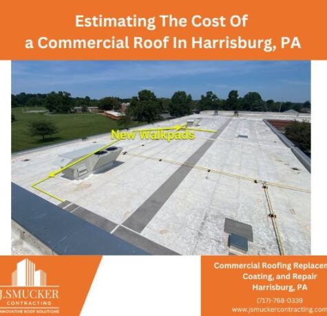 Estimating the cost of a new commercial roof in Harrisburg, PA