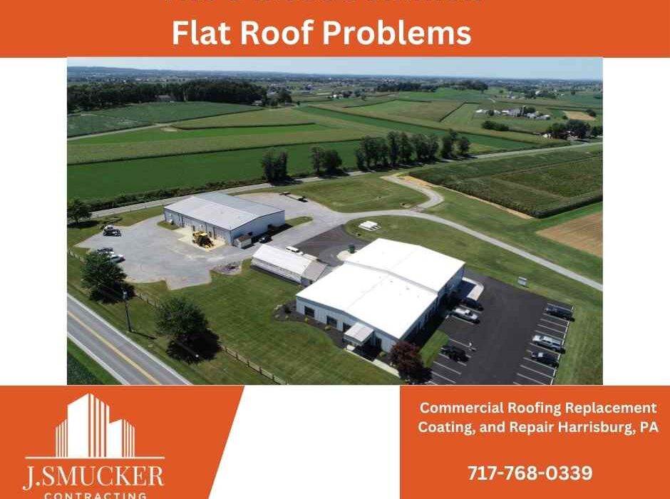 the 3 most common flat roof problems