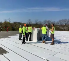 J Smucker Contracting commercial roof repair team