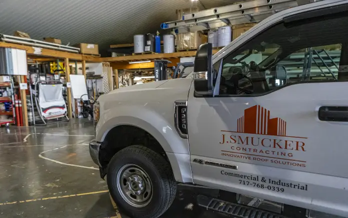 J. Smucker Contracting truck, short