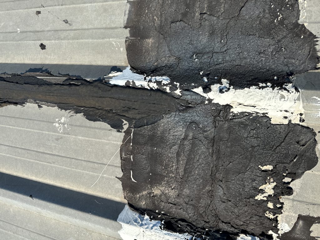 a commercial roof needing a metal roof repair